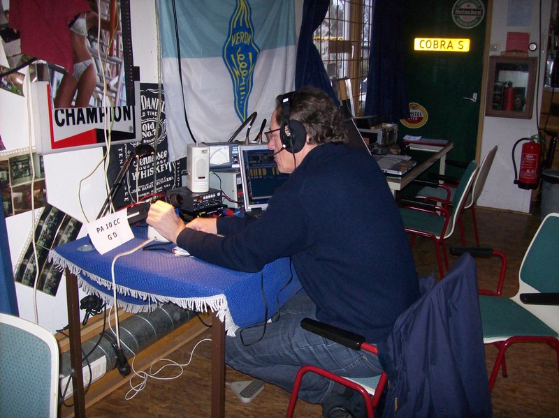 Leo, even achter het 15m station.